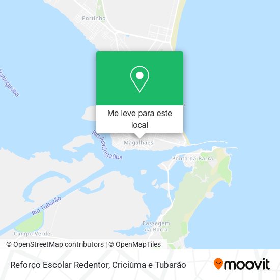 Reforço Escolar Redentor mapa