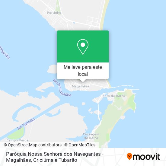 Paróquia Nossa Senhora dos Navegantes - Magalhães mapa