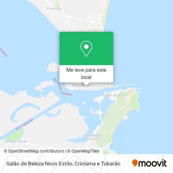 Salão de Beleza Novo Estilo mapa