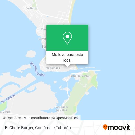 El Chefe Burger mapa