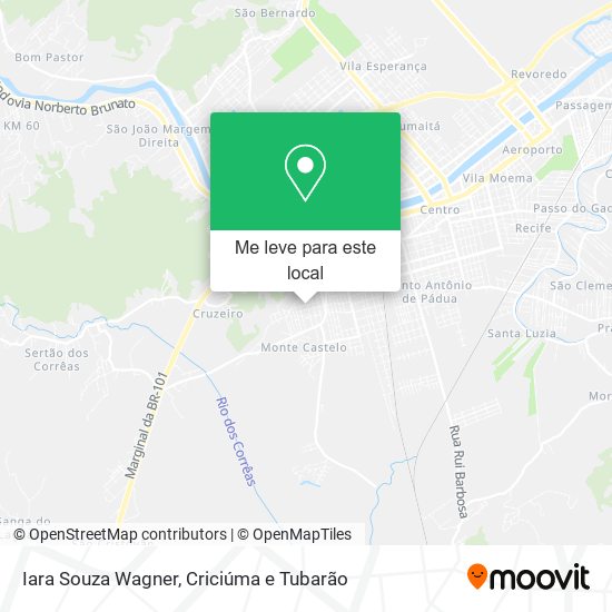 Iara Souza Wagner mapa