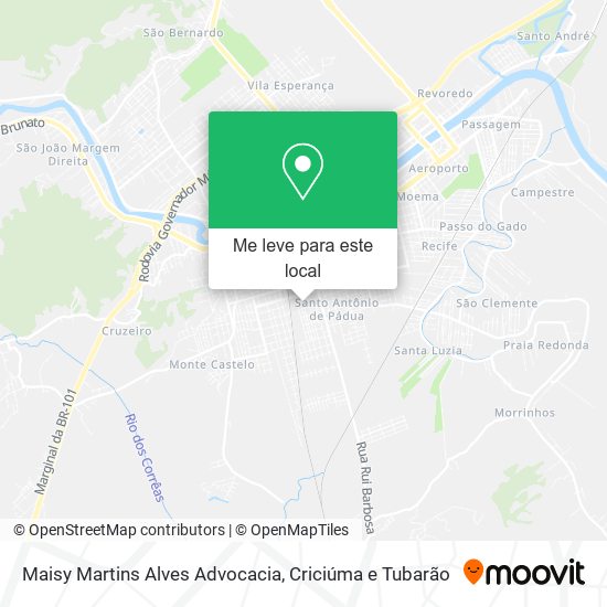 Maisy Martins Alves Advocacia mapa