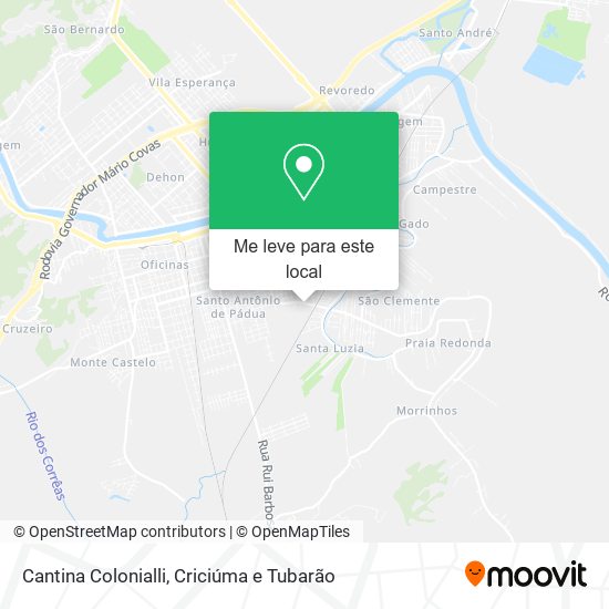Cantina Colonialli mapa