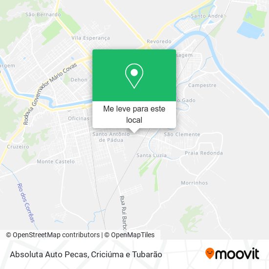 Absoluta Auto Pecas mapa