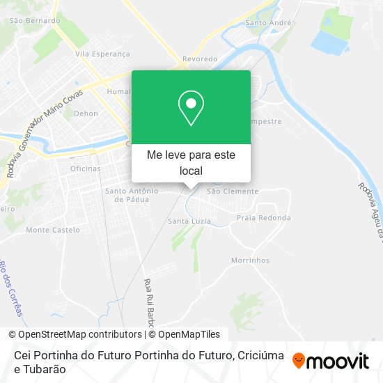 Cei Portinha do Futuro Portinha do Futuro mapa