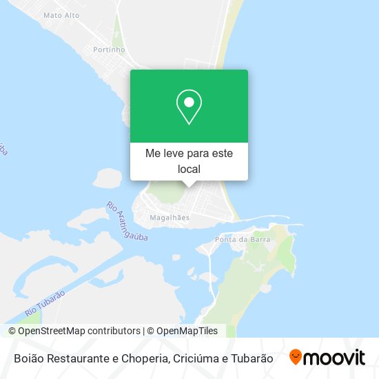 Boião Restaurante e Choperia mapa