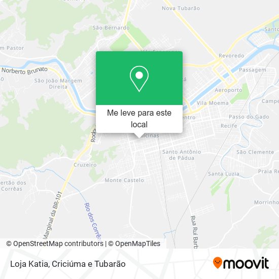 Loja Katia mapa
