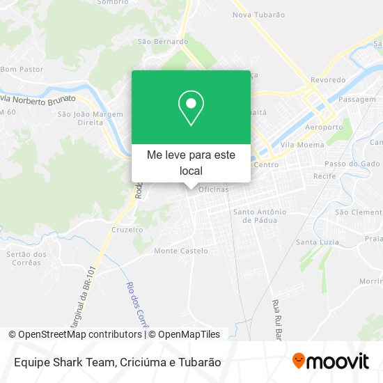 Equipe Shark Team mapa