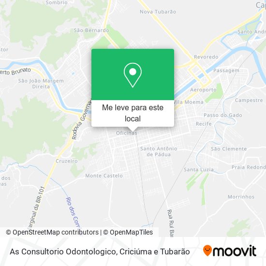 As Consultorio Odontologico mapa