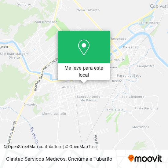 Clinitac Servicos Medicos mapa