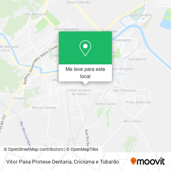 Vitor Pasa Protese Dentaria mapa