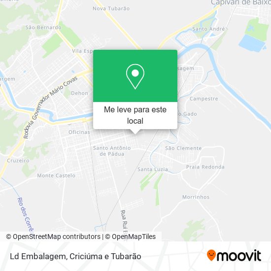 Ld Embalagem mapa