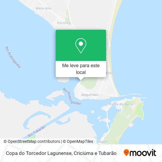 Copa do Torcedor Lagunense mapa