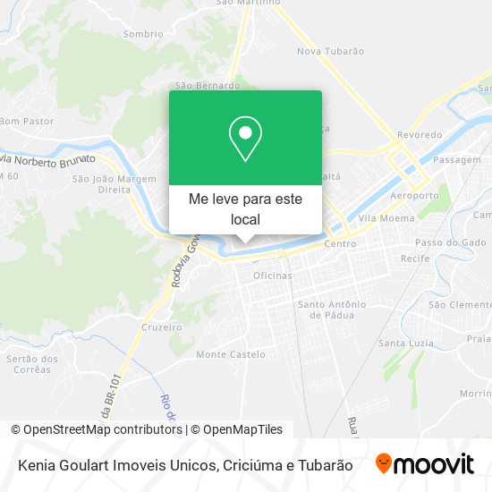 Kenia Goulart Imoveis Unicos mapa