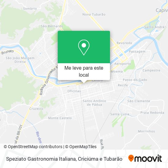 Speziato Gastronomia Italiana mapa