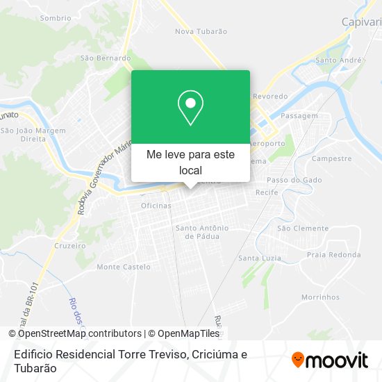 Edificio Residencial Torre Treviso mapa