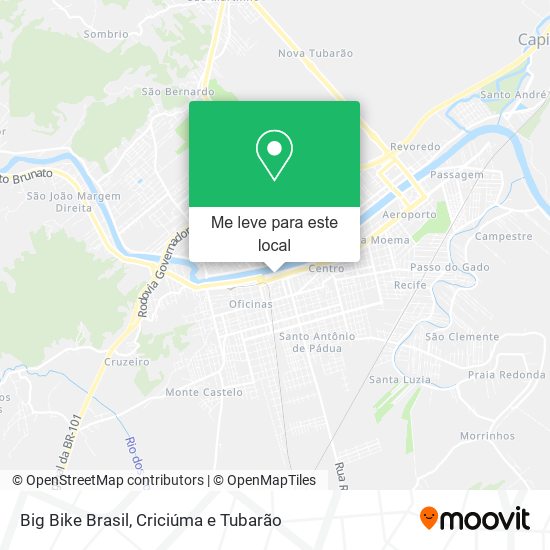 Big Bike Brasil mapa