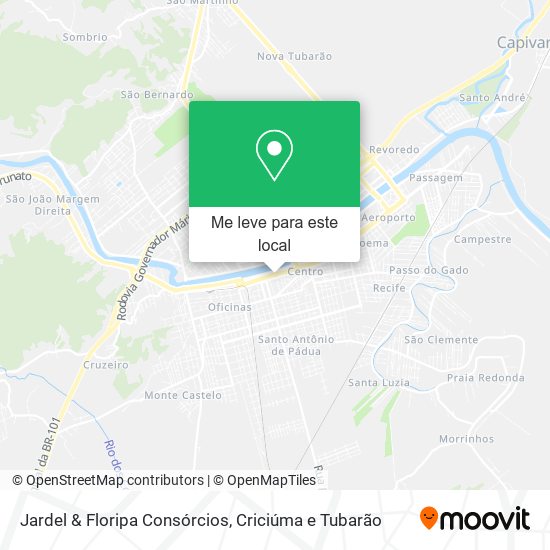 Jardel & Floripa Consórcios mapa