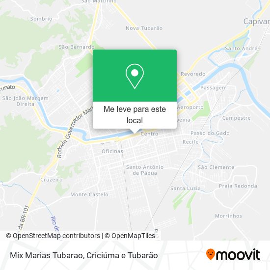 Mix Marias Tubarao mapa