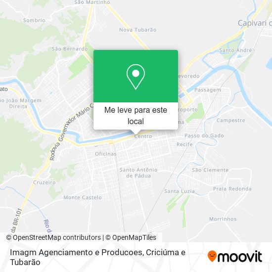 Imagm Agenciamento e Producoes mapa