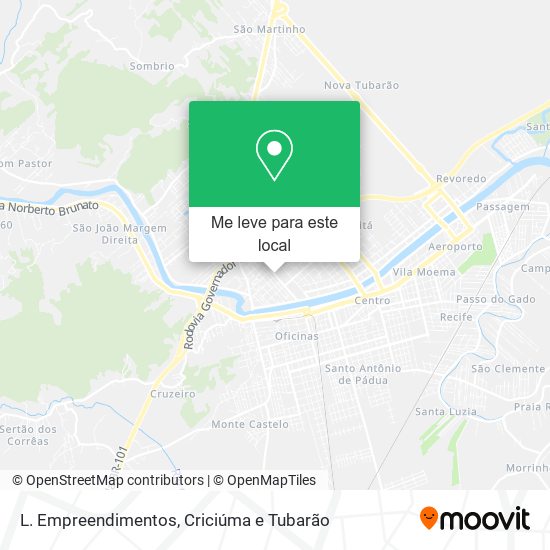 L. Empreendimentos mapa