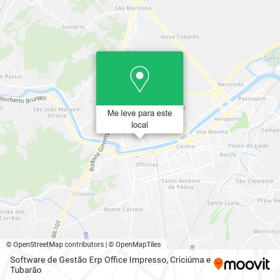 Software de Gestão Erp Office Impresso mapa