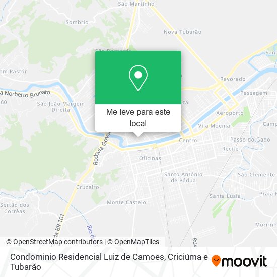 Condominio Residencial Luiz de Camoes mapa