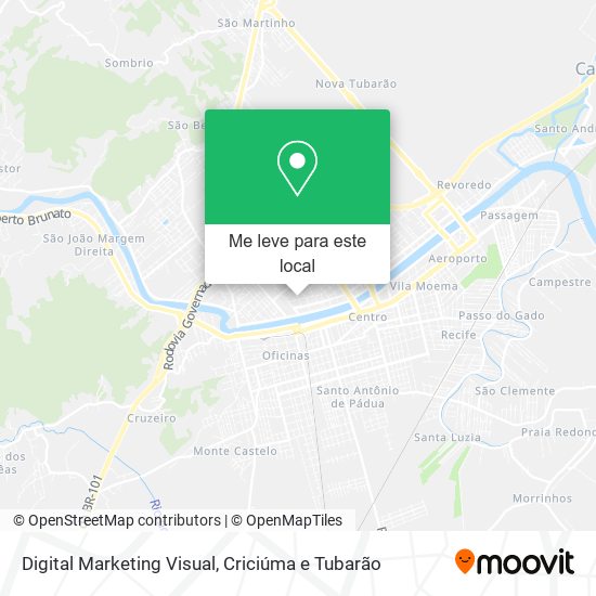 Digital Marketing Visual mapa