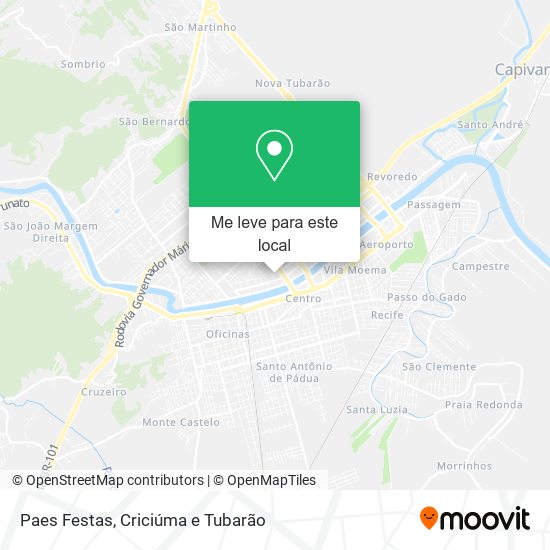 Paes Festas mapa