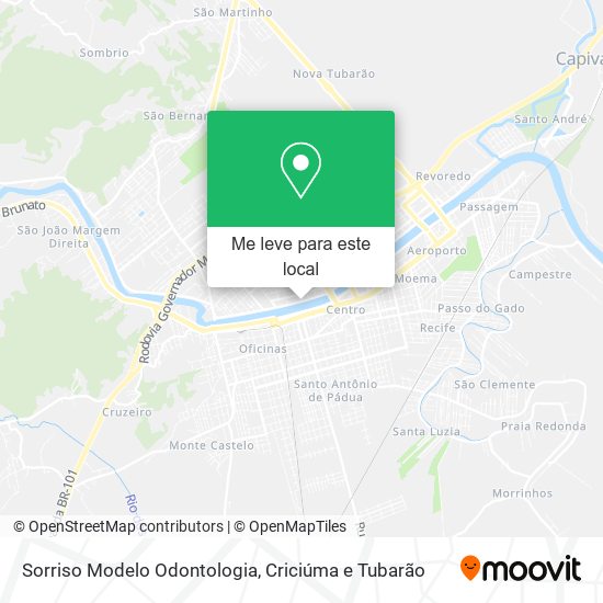 Sorriso Modelo Odontologia mapa