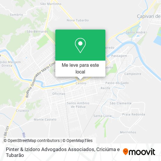 Pinter & Izidoro Advogados Associados mapa