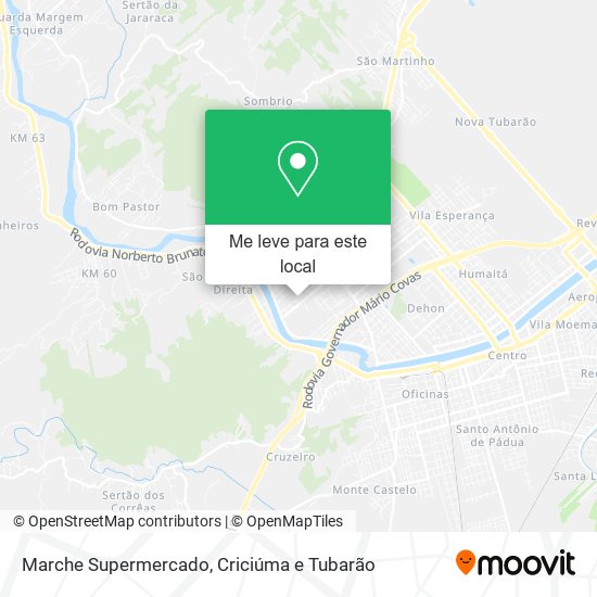Marche Supermercado mapa