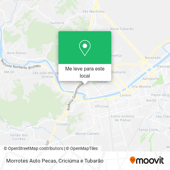 Morrotes Auto Pecas mapa