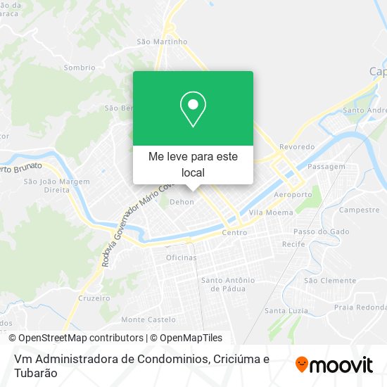 Vm Administradora de Condominios mapa