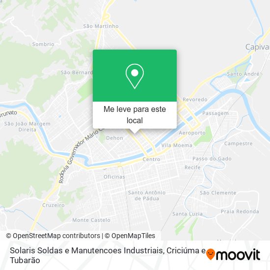 Solaris Soldas e Manutencoes Industriais mapa