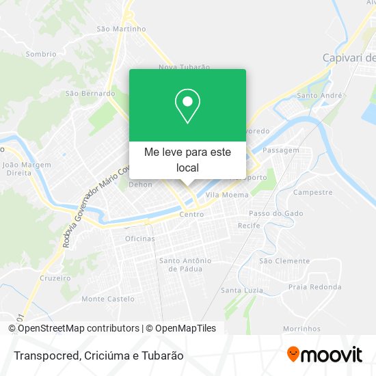 Transpocred mapa