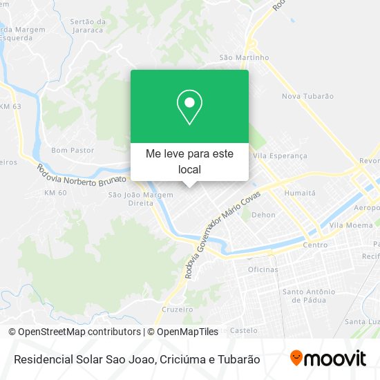 Residencial Solar Sao Joao mapa