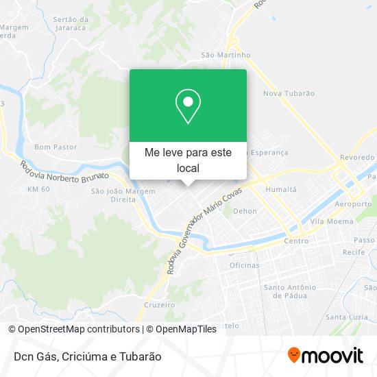 Dcn Gás mapa