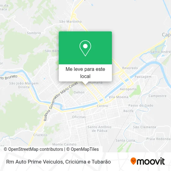 Rm Auto Prime Veiculos mapa