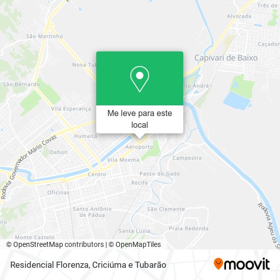 Residencial Florenza mapa