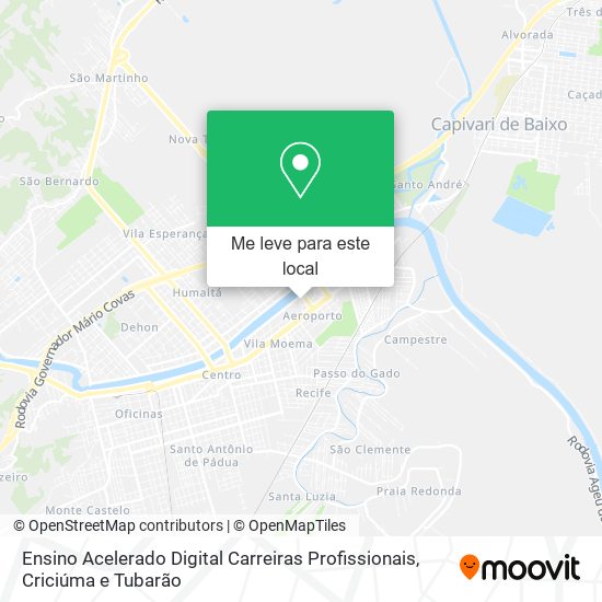 Ensino Acelerado Digital Carreiras Profissionais mapa