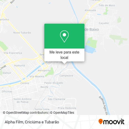 Alpha Film mapa