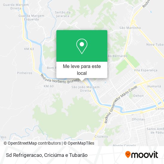 Sd Refrigeracao mapa