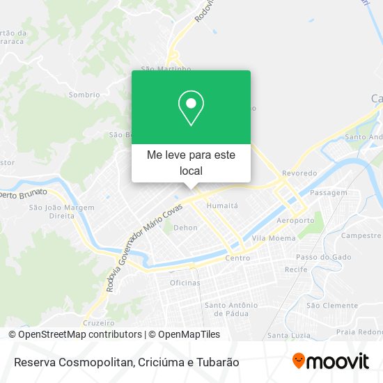 Reserva Cosmopolitan mapa