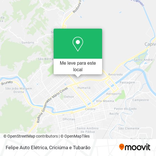 Felipe Auto Elétrica mapa