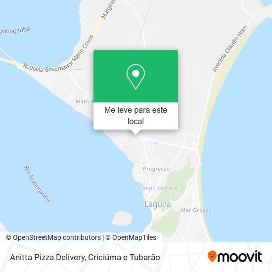 Anitta Pizza Delivery mapa