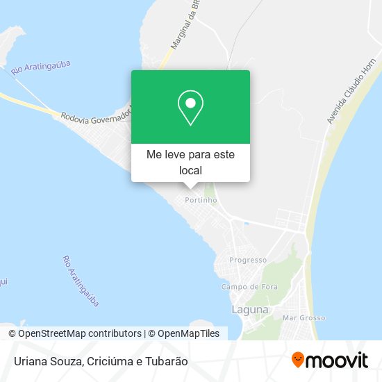 Uriana Souza mapa