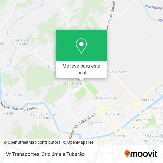 Vr Transportes mapa