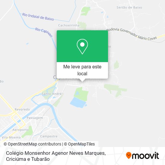 Colégio Monsenhor Agenor Neves Marques mapa