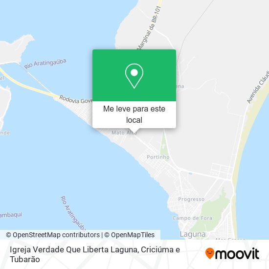 Igreja Verdade Que Liberta Laguna mapa